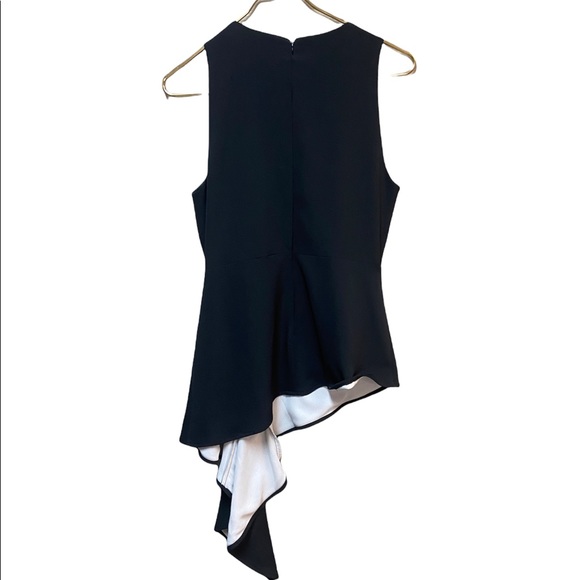 Gabrielle union for ny and co black and white peplum top - Picture 4 of 4